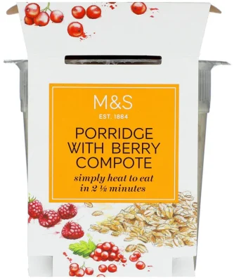 M&S Porridge with Berry Compote 350g
