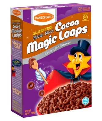 Manischewitz Magic Maxs Cocoa Loops Cereal 156g