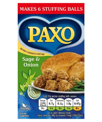 Paxo Sage & Onion Stuffing Mix 85g
