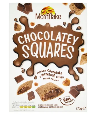 Mornflake Chocolatey Squares 375g