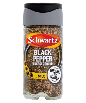 Schwartz Coarse Black Pepper Jar 33g