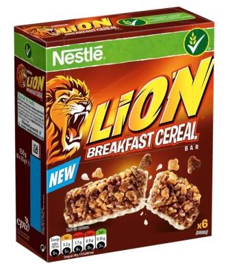 Nestle Lion Cereal Bar 6 per pack