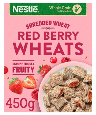 Nestle Shredded Wheat Red Berries & Vanilla Cereal 450g