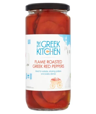 The Greek Kitchen Flame Roasted Red Peppers 360g