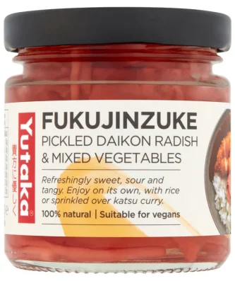 Yutaka Fukujinzuke Mixed Vegetable Japanese Pickles 110g