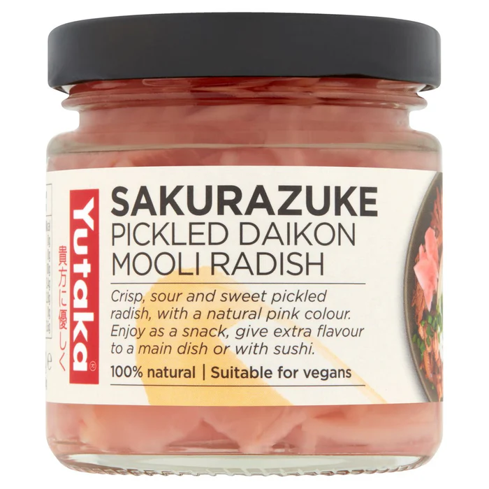 Yutaka Sakurazuke Japanese Pink Pickled Radish 110g - Special Offer