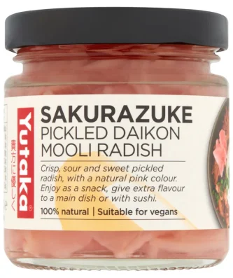 Yutaka Sakurazuke Japanese Pink Pickled Radish 110g