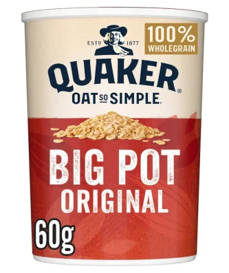 Quaker Oat So Simple Original Porridge Big Pot 60g