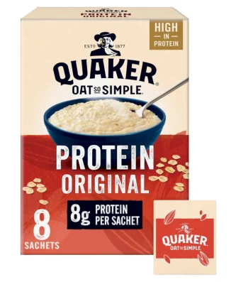 Quaker Oat So Simple Protein Original Porridge 8 x 38g