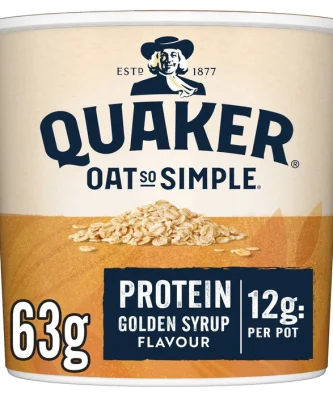 Quaker Oat So Simple Protein Porridge Pot Golden Syrup 63g
