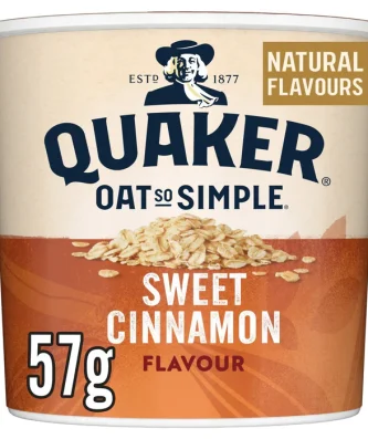 Quaker Oat So Simple Sweet Cinnamon Porridge Pot 57g