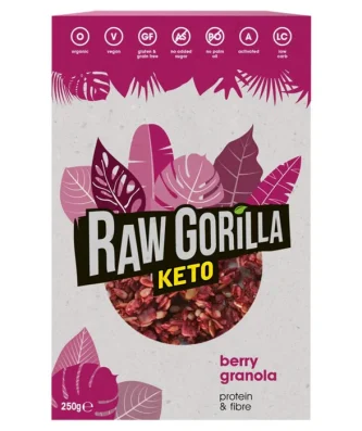 Raw Gorilla Keto Berry Granola 250g