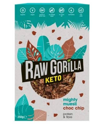 Raw Gorilla Keto Mighty Muesli Choc Chip 250g
