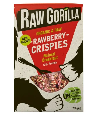 Raw Gorilla Rawberry Crispies 250g