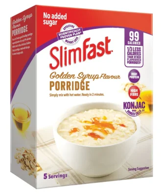 SlimFast Golden Syrup Porridge 5 Servings 5 x 29g