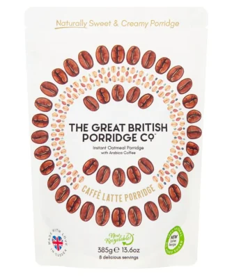 The Great British Porridge Co Caffe Latte Porridge 385g