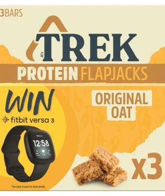 TREK Original Oat Protein Flapjacks 3 x 50g