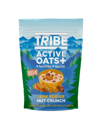 TRIBE Instant Breakfast Oats Pouch Low Sugar Nut Crunch 480g
