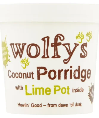 Wolfy's Coconut & Lime Porridge Pot 110g