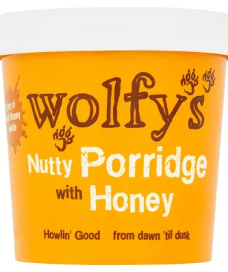 Wolfy's Nutty Porridge with Honey Pot 90g
