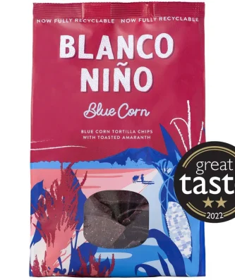 Blanco Nino Ancient Grain Blue Corn Tortilla Chips 170g