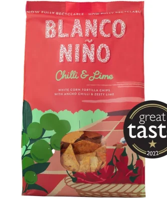Blanco Nino Chilli & Lime White Corn Tortilla Chips 170g