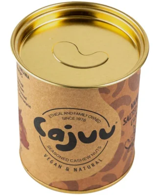 Cajuu Vanilla and Salted Caramel Cashew Tube 80g