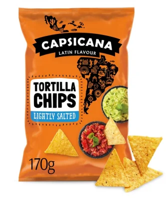 Capsicana Mexican Lightly Salted Tortilla Chips Gluten Free 170g
