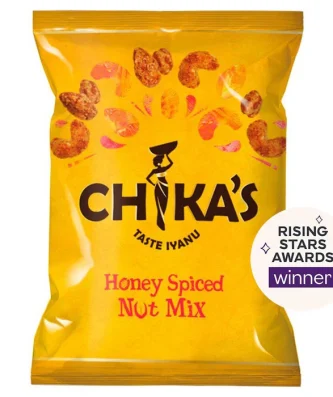 Chika's Snackpack Honey Spiced Peanuts & Mixed Nuts 41g