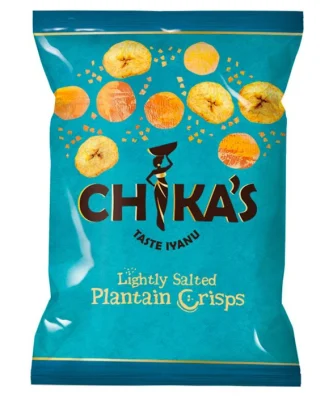 Chika's Snackpack Plantain Salted Crisps 35g