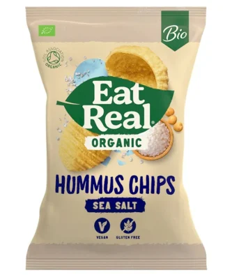 Eat Real Org Hummus SeaSalt Chips 100g