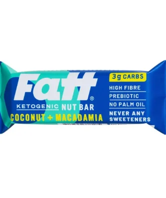 Fatt Coconut & Macadamia Ketogenic Nut Bar 30g