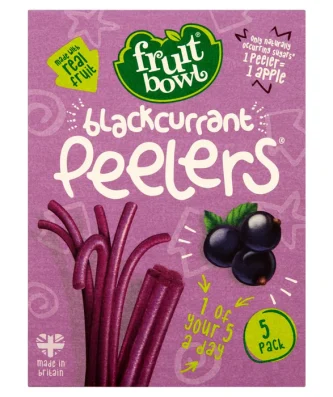 Fruit Bowl Blackcurrant Peelers 5 x 16g