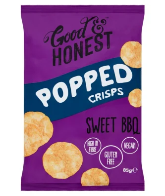 Good & Honest Popped Chips Sweet BBQ 85g