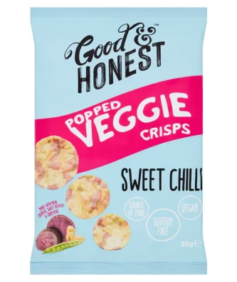 Good & Honest Popped Veggie Chickpea Sweet Potato Pea Sweet Chilli 85g