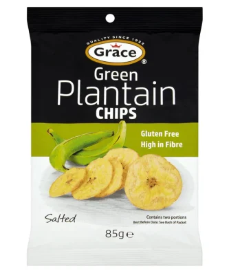 Grace Green Salted Plantain Chips 85g