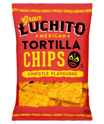 Gran Luchito Chipotle Tortilla Chips 150g
