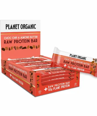 Planet Organic Choc Chip & Almond Butter Protein Bar Multipack 14 x 50g