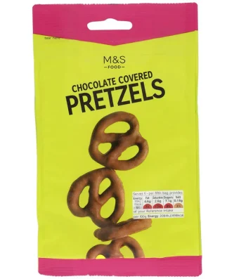 M&S Chocolate Coated Pretzels 95g