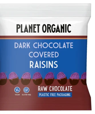 Planet Organic Chocolate Covered Raisins 40g