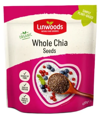 Linwoods Organic Whole Chia Seed 400g