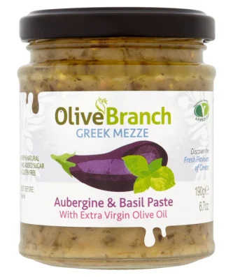Olive Branch Aubergine & Basil Paste 190g