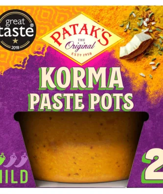 Patak's Korma Curry Paste Pot 2 x 70g