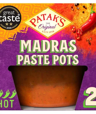 Patak's Madras Curry Paste Pot 2 x 70g