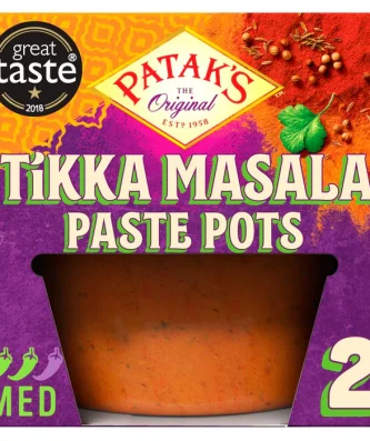 Patak's Tikka Masala Curry Paste Pot 2 x 70g