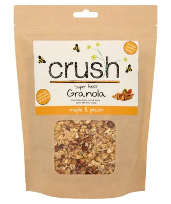 Crush Super Hero Granola Maple & Pecan 500g
