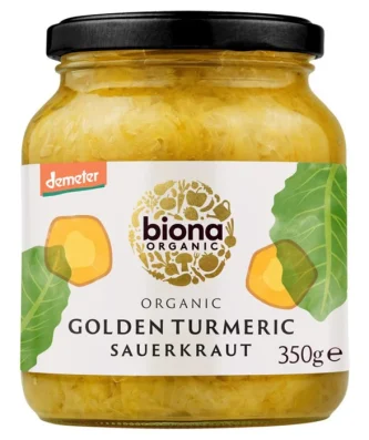 Biona Organic Golden Turmeric Sauerkraut 350g