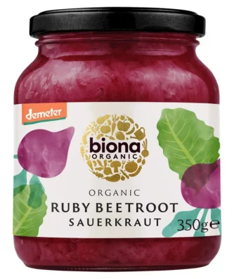 Biona Organic Ruby Beetroot Sauerkraut 350g
