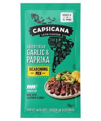 Capsicana Garlic & Paprika Fajita Seasoning Mix 28g