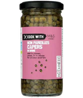 Cook With M&S Non Pareilles Capers in Brine 235g